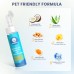 Paw Cleaner | No-Rinse Foaming Cleanser for Dogs Cats | 6.8 fl oz | Gentle and Safe | Pleasant Smell | Deep Clean Pet Paws | Bottle with Removable Soft Silicone Brush