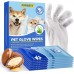 Pet Cleaning Glove Wipes for Dogs & Cats, Hypoallergenic Deodorizing Disposable No-Rinse Grooming Wipes, Extra Thick Bathing Wipes,Perfect for Pet Dry Cleaning,Daily Care and Travel,6 pcs