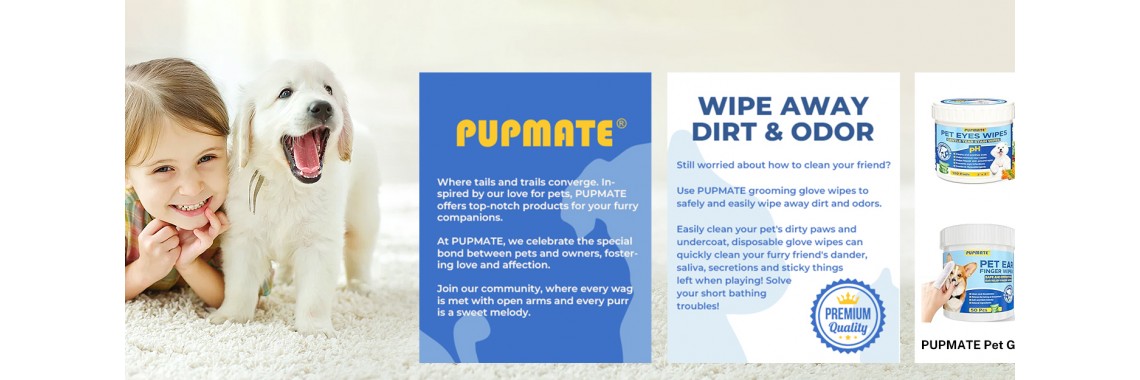 Pet Cleaning Glove Wipes