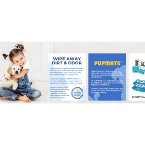 Pet Cleaning Glove Wipes
